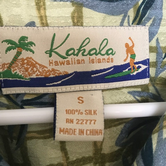 Kahala Hawaiian Islands Mens Aloha Shirt Small - Picture 2 of 7
